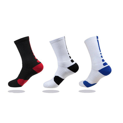 Calcetines Deportivos de Tubo Largo con Amortiguación y Tecnología Antiolores