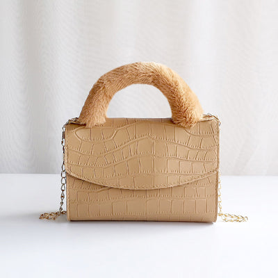Bolso de Mano Elegante con Patrón de Piedra y Textura Suave - Image 10