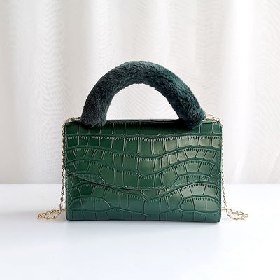 Bolso de Mano Elegante con Patrón de Piedra y Textura Suave - Image 4