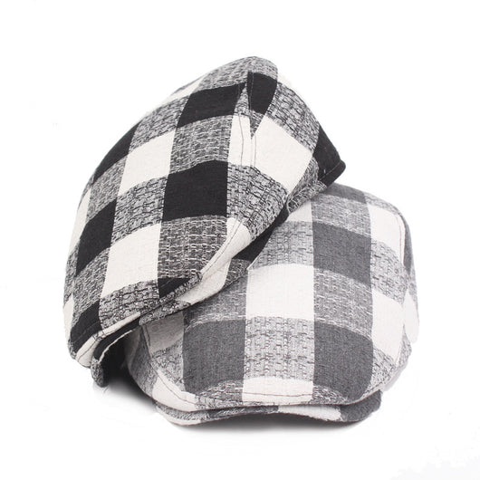 Boina a Cuadros para Mujer - Estilo Clásico y Versátil - Image 10