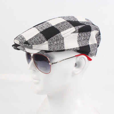 Boina a Cuadros para Mujer - Estilo Clásico y Versátil - Image 9