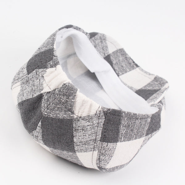 Boina a Cuadros para Mujer - Estilo Clásico y Versátil