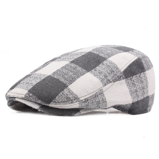 Boina a Cuadros para Mujer - Estilo Clásico y Versátil - Image 4