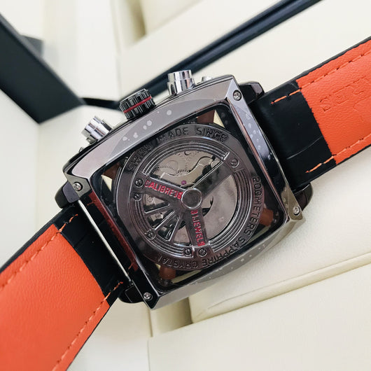 Reloj Automático para Hombre con Movimiento de Cuerda Automática, Cuero Genuino y Acero Inoxidable - Image 14