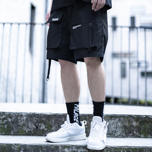 Pantalones Cortos Overol Hombre Multi-Bolsillos Sueltos Tendencia Urbana - Image 9