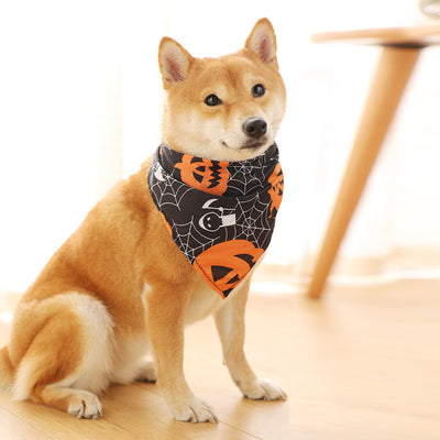 Disfraz de Segador para Perros Pequeños con Patrón de Calabaza Divertido