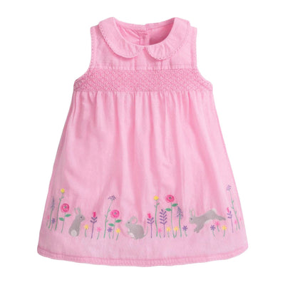 Vestido de Niña Verano Algodón Manga Corta Estilo Europeo - Image 11