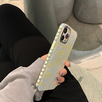 Funda para Celular Verde Matcha Silicona Antiimpacto para Mujeres - Image 5