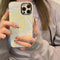 Funda para Celular Verde Matcha Silicona Antiimpacto para Mujeres