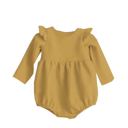Pijama Enterizo para Bebé Niña de Algodón Orgánico, Manga Larga 0-24 Meses - Image 7