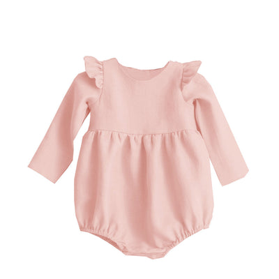 Pijama Enterizo para Bebé Niña de Algodón Orgánico, Manga Larga 0-24 Meses - Image 6