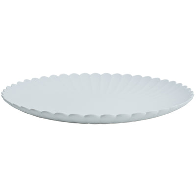 Plato de Cena Crisantemo Gris y Blanco Efecto Esmerilado - Image 7