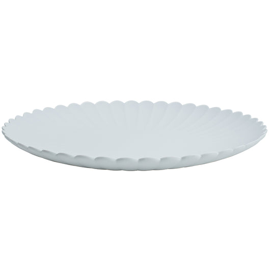Plato de Cena Crisantemo Gris y Blanco Efecto Esmerilado - Image 7