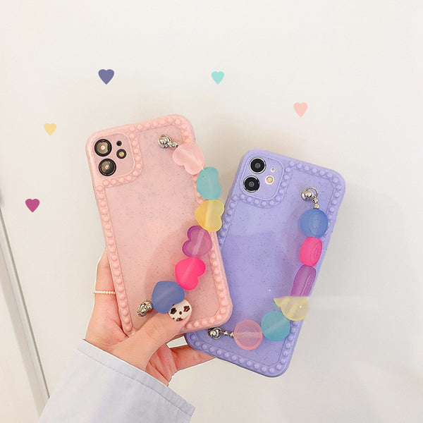 Funda de Silicona Suave Compatible con iPhone 11 Pro, Xs Max y Pro Max - Diseño Candy