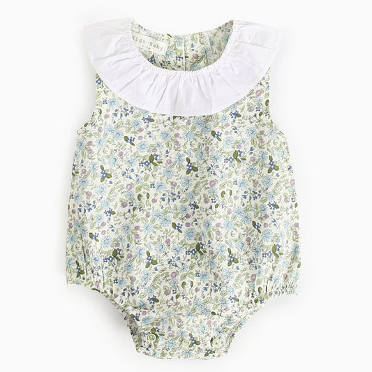 Enterizo Floral de Algodón para Bebé