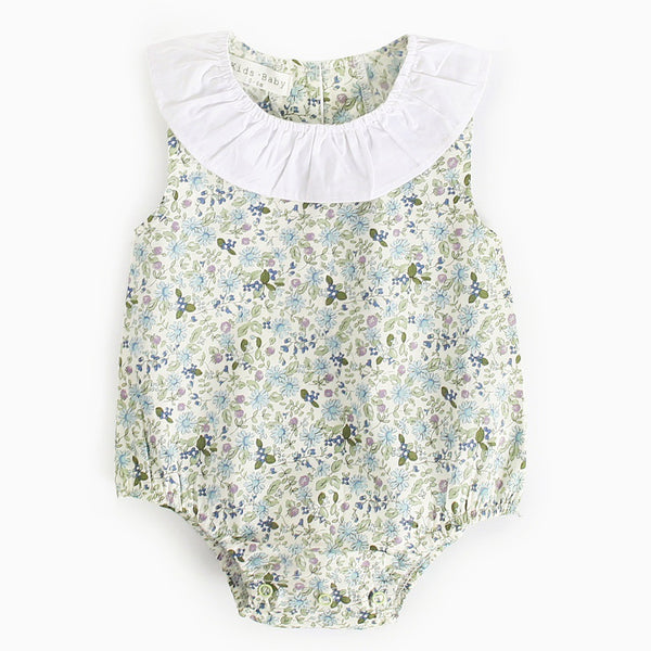 Enterizo Floral de Algodón para Bebé