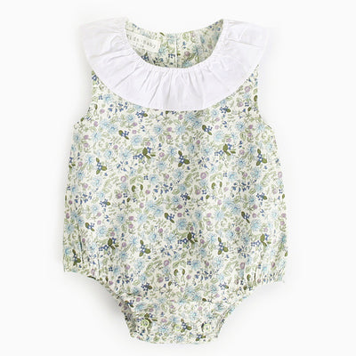 Enterizo Floral de Algodón para Bebé