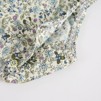 Enterizo Floral de Algodón para Bebé - Image 3