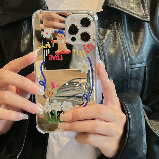 Funda para Celular Cachorrito con Gafas de Cartoon - Protección Total Antiimpacto
