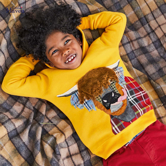 Suéter Infantil de Invierno con Capucha y Forro Polar - Image 8