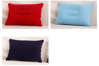 Almohada Inflable de Viaje Cuadrada con Flocado PVC - Image 14
