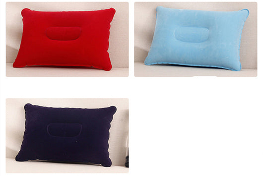 Almohada Inflable de Viaje Cuadrada con Flocado PVC - Image 14