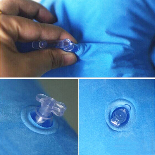 Almohada Inflable de Viaje Cuadrada con Flocado PVC - Image 18