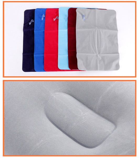 Almohada Inflable de Viaje Cuadrada con Flocado PVC - Image 20