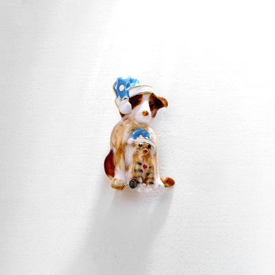 Broche de Perrito Lindo Esmaltado Estilo Japonés - Image 12