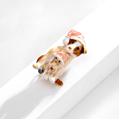 Broche de Perrito Lindo Esmaltado Estilo Japonés - Image 9
