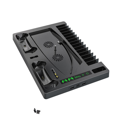 Soporte Multifuncional para Control PS5 con Carga, Ventilador y Almacenamiento - Image 10