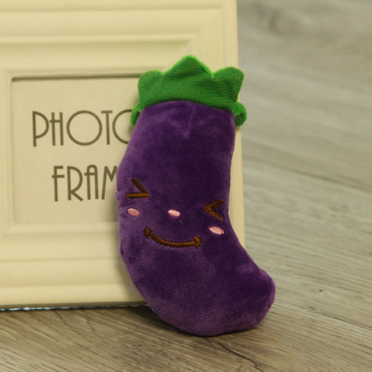 Juguetes de Peluche Frutas y Verduras para Gatos y Perros - Image 21