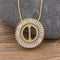 Classic A-Z Initials Letter Pendant Name Necklace I