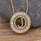 Classic A-Z Initials Letter Pendant Name Necklace J