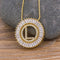 Classic A-Z Initials Letter Pendant Name Necklace L