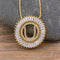 Classic A-Z Initials Letter Pendant Name Necklace U
