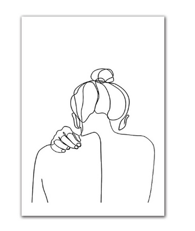 Cuadro Minimalista Arte Moderno Frase Inspiradora Blanco y Negro - Image 23