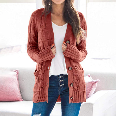 Blazer de Lana Manga Larga Abotonado - Image 3