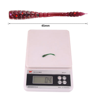 Gusanos Artificiales Luya 4.5cm - Carnada Suave Realista (50 Piezas) - Image 10