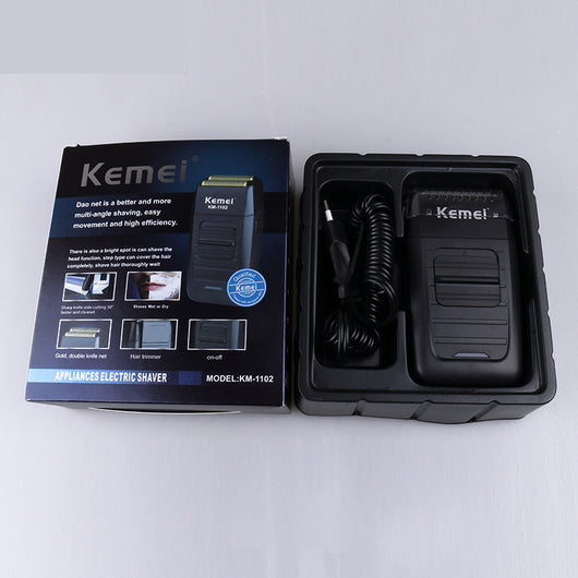 Afeitadora Eléctrica Recíproca de Alto Rendimiento Recargable KM-1102 - Image 3