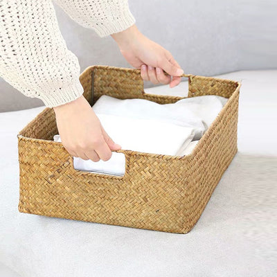 Juego de 3 Canastas Tejidas a Mano para Almacenamiento - Image 8