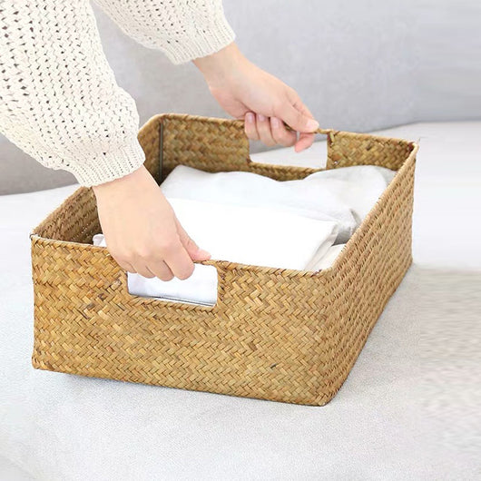 Juego de 3 Canastas Tejidas a Mano para Almacenamiento - Image 8