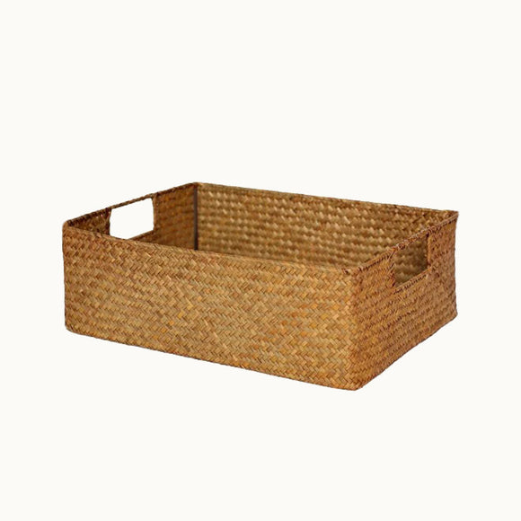 Juego de 3 Canastas Tejidas a Mano para Almacenamiento