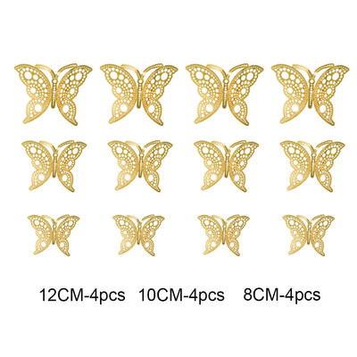 Mariposas Espejo 3D Huecas - Pegatinas Decorativas para Paredes - Image 23