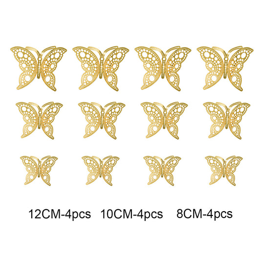 Mariposas Espejo 3D Huecas - Pegatinas Decorativas para Paredes - Image 23