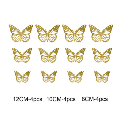 Mariposas Espejo 3D Huecas - Pegatinas Decorativas para Paredes - Image 21
