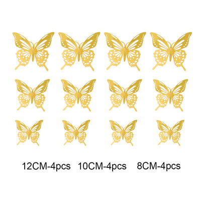 Mariposas Espejo 3D Huecas - Pegatinas Decorativas para Paredes - Image 25