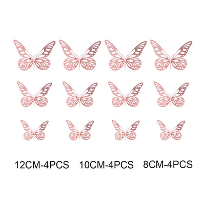 Mariposas Espejo 3D Huecas - Pegatinas Decorativas para Paredes - Image 20