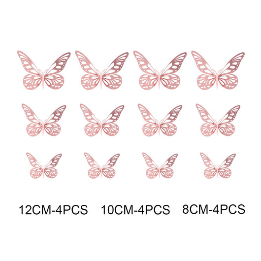 Mariposas Espejo 3D Huecas - Pegatinas Decorativas para Paredes - Image 20