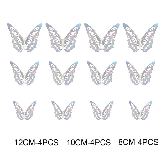 Mariposas Espejo 3D Huecas - Pegatinas Decorativas para Paredes - Image 24